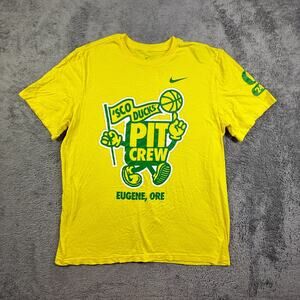 Nike Oregon Ducks Basketball Pit Crew Shirt 2024-2025 Mens L Eugene OR SCO DUCKS